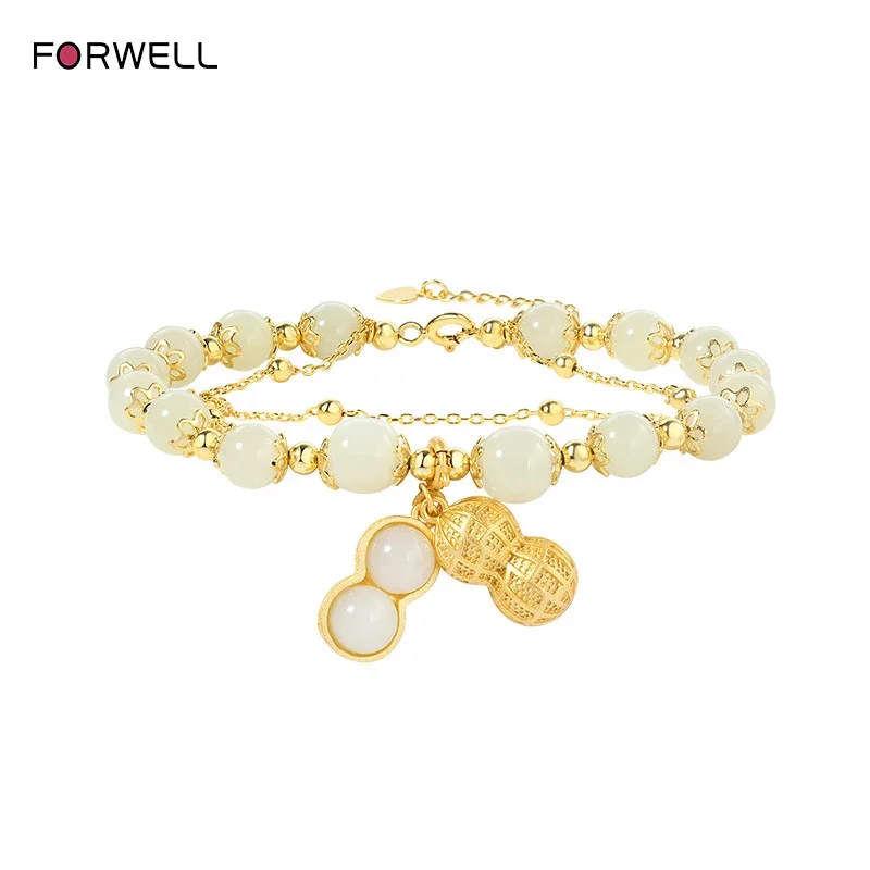 FORWELL Hetian jade bracele Bracelet Luxury Exquisite Jewelry Couple Beaded Bracelet Gifts hot sale bracelet gift for girlfriend
FORWELL Hetian jade bracele Bracelet Luxury Exquisite Jewelry Couple Beaded Bracelet Gifts hot sale bracelet gift for girlfriend