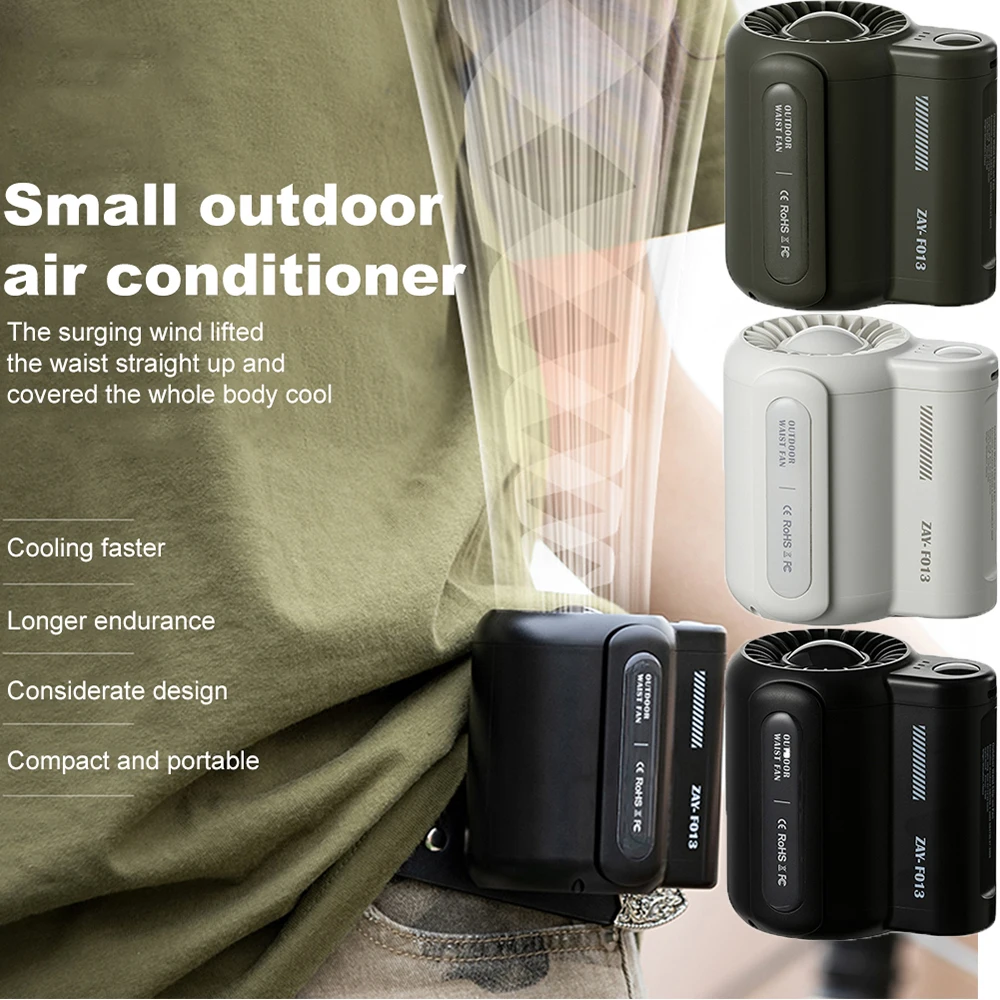Outdoor Portable Bladeless Fan USB Charging Hanging Waist Hanging 3 Speeds Handheld Fan Powerful For Outdoor Sports Travel Work
Outdoor Portable Bladeless Fan USB Charging Hanging Waist Hanging 3 Speeds Handheld Fan Powerful For Outdoor Sports Travel Work