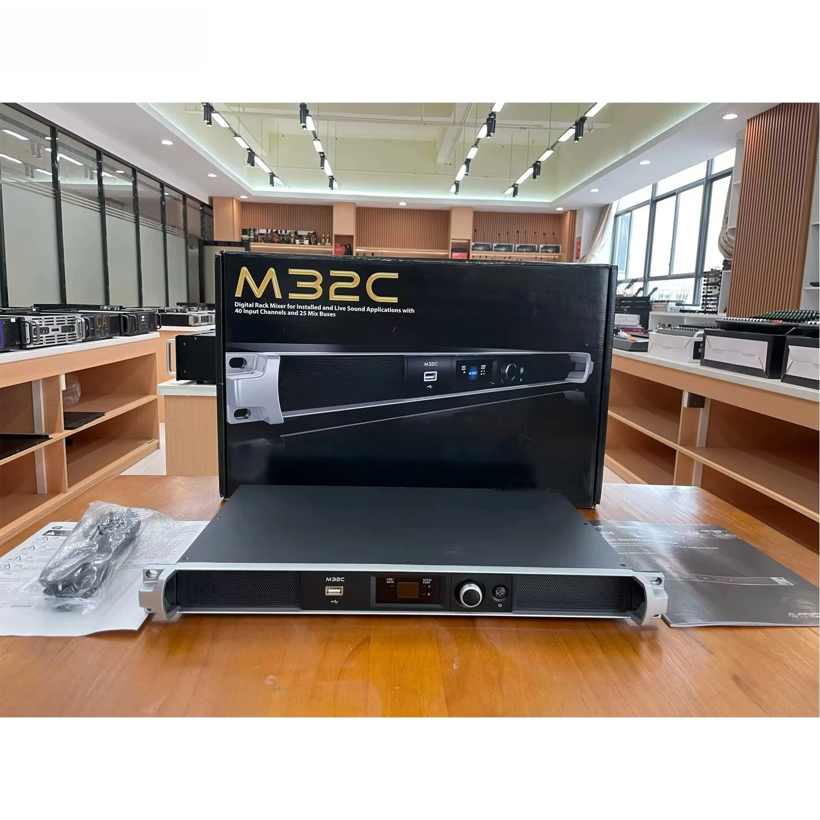 M32C Digital Rack Mixer Professional Audio Mixing For Installed And Live Sound Applications
M32C Digital Rack Mixer Professional Audio Mixing For Installed And Live Sound Applications