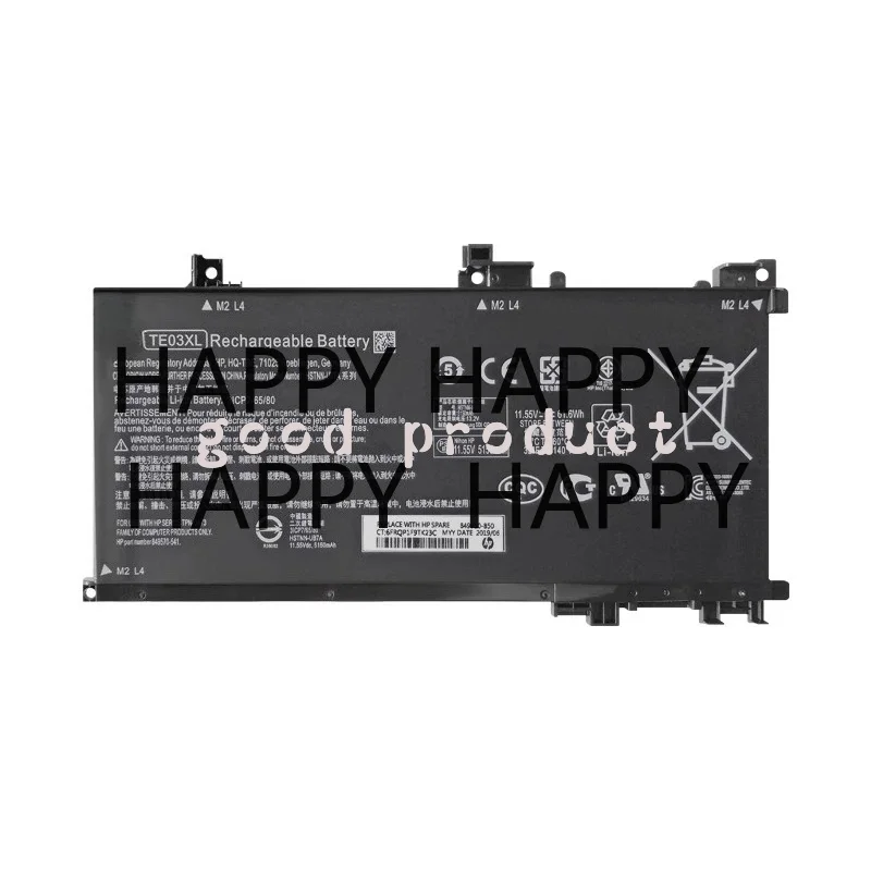 TE03XL Laptop Battery For HP OMEN 15-bc011TX 15-bc012TX 15-bc013TX 15-AX015TX AX017TX TPN-Q173 HSTNN-UB7A 849570-541 849910-850
TE03XL Laptop Battery For HP OMEN 15-bc011TX 15-bc012TX 15-bc013TX 15-AX015TX AX017TX TPN-Q173 HSTNN-UB7A 849570-541 849910-850