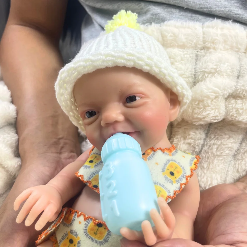 Mini 13 Inch Reborn Boy Or Girl Full Silicone Reborn Baby Doll Charlie Washable Body Soft Silicone Doll Birthday Christmas Gift
Mini 13 Inch Reborn Boy Or Girl Full Silicone Reborn Baby Doll Charlie Washable Body Soft Silicone Doll Birthday Christmas Gift