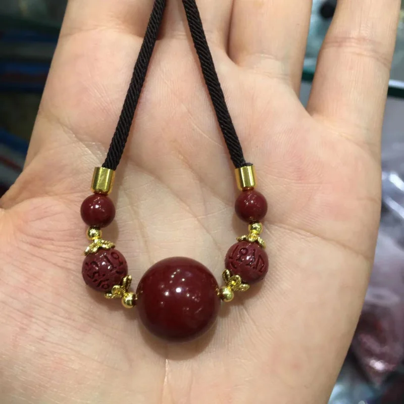 Red Bean High Content Cinnabar Pendant Clavicle Chain Xiaohongshu Style Zodiac Year Six-Character Mantra Necklace Live Streaming
Red Bean High Content Cinnabar Pendant Clavicle Chain Xiaohongshu Style Zodiac Year Six-Character Mantra Necklace Live Streaming