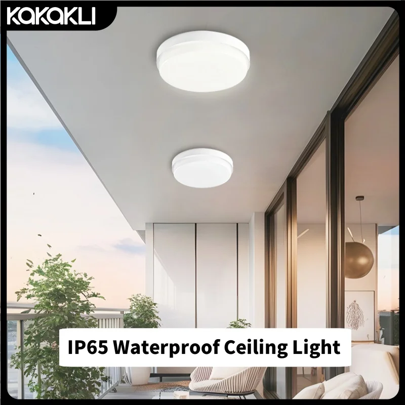 Modern LED Ceiling Light IP65 Bathroom Waterproof Light Circular Hallway Balcony Porch Kitchen Home Decor Light Outdoor Lighting
Modern LED Ceiling Light IP65 Bathroom Waterproof Light Circular Hallway Balcony Porch Kitchen Home Decor Light Outdoor Lighting