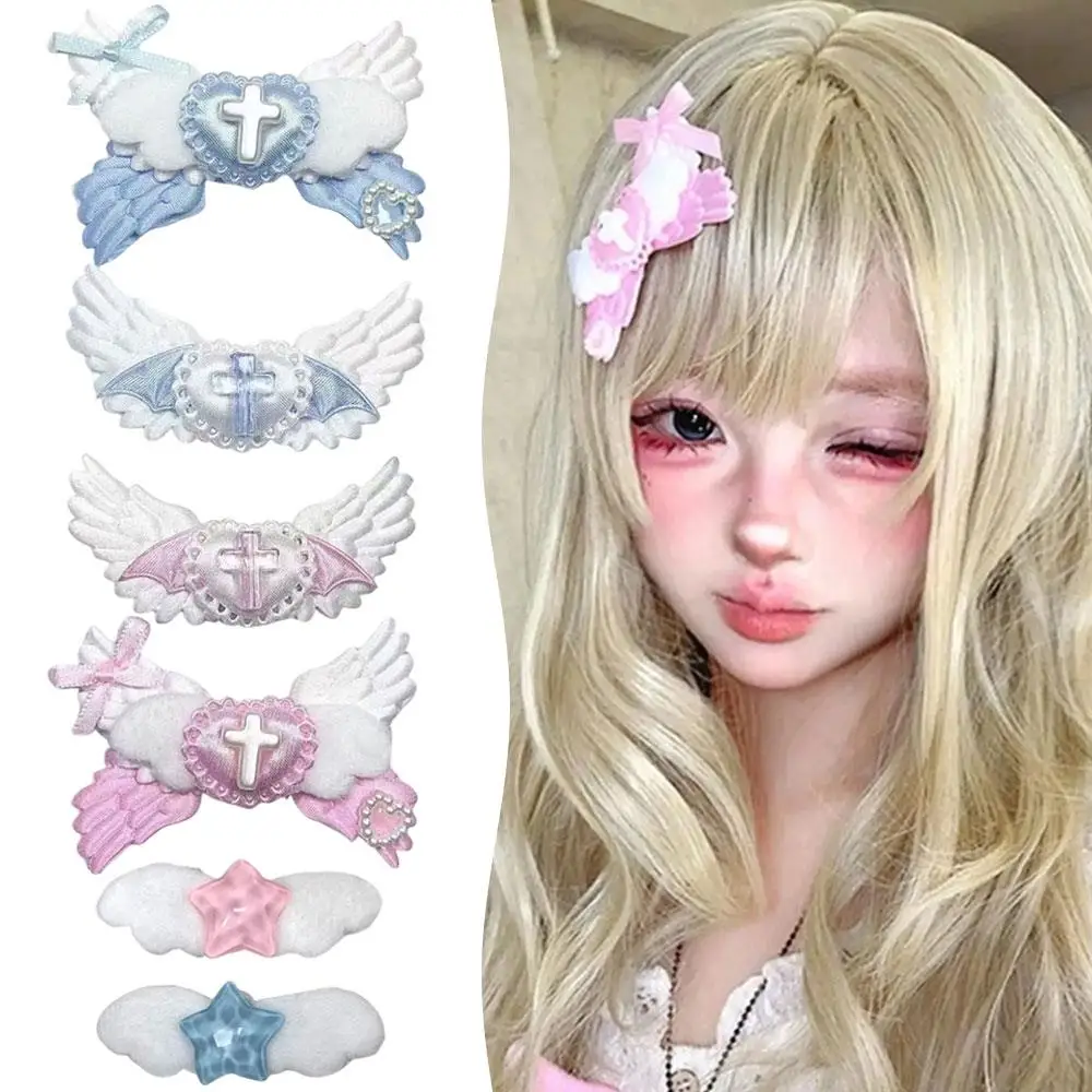 Gothic Heart Angel Wing Hair Clips Y2K Harajuku Hairpins Women Jewelry Punk Fashion Charm Barrettes DIY Lolita Hair Accessories
Gothic Heart Angel Wing Hair Clips Y2K Harajuku Hairpins Women Jewelry Punk Fashion Charm Barrettes DIY Lolita Hair Accessories