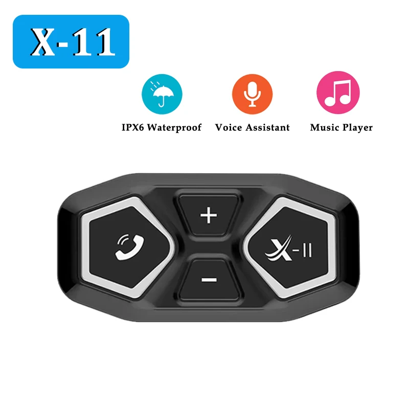 X11 Мотоциклетный шлем Bluetooth-гарнитура Музыкальный плеер Наушники 50-часовой срок службы батареи Интерфейс Type-C IPX6 Водонепроницаемые наушники
X11 Мотоциклетный шлем Bluetooth-гарнитура Музыкальный плеер Наушники 50-часовой срок службы батареи Интерфейс Type-C IPX6 Водонепроницаемые наушники
