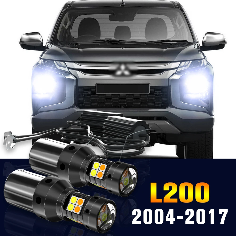 2pcs LED Dual Mode Turn Signal+Daytime Running Light DRL Lamp For Mitsubishi L200 2004-2017 2009 2010 2011 2012 2013 Accessories
2pcs LED Dual Mode Turn Signal+Daytime Running Light DRL Lamp For Mitsubishi L200 2004-2017 2009 2010 2011 2012 2013 Accessories