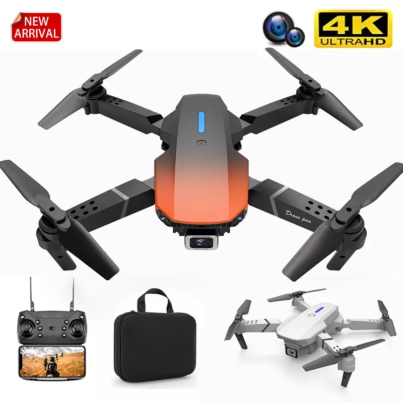 New E88Pro Puls RC Drone 4K Professinal With 1080P Wide Angle HD Camera Foldable RC Helicopter WIFI FPV Height Hold Gift Toy
New E88Pro Puls RC Drone 4K Professinal With 1080P Wide Angle HD Camera Foldable RC Helicopter WIFI FPV Height Hold Gift Toy