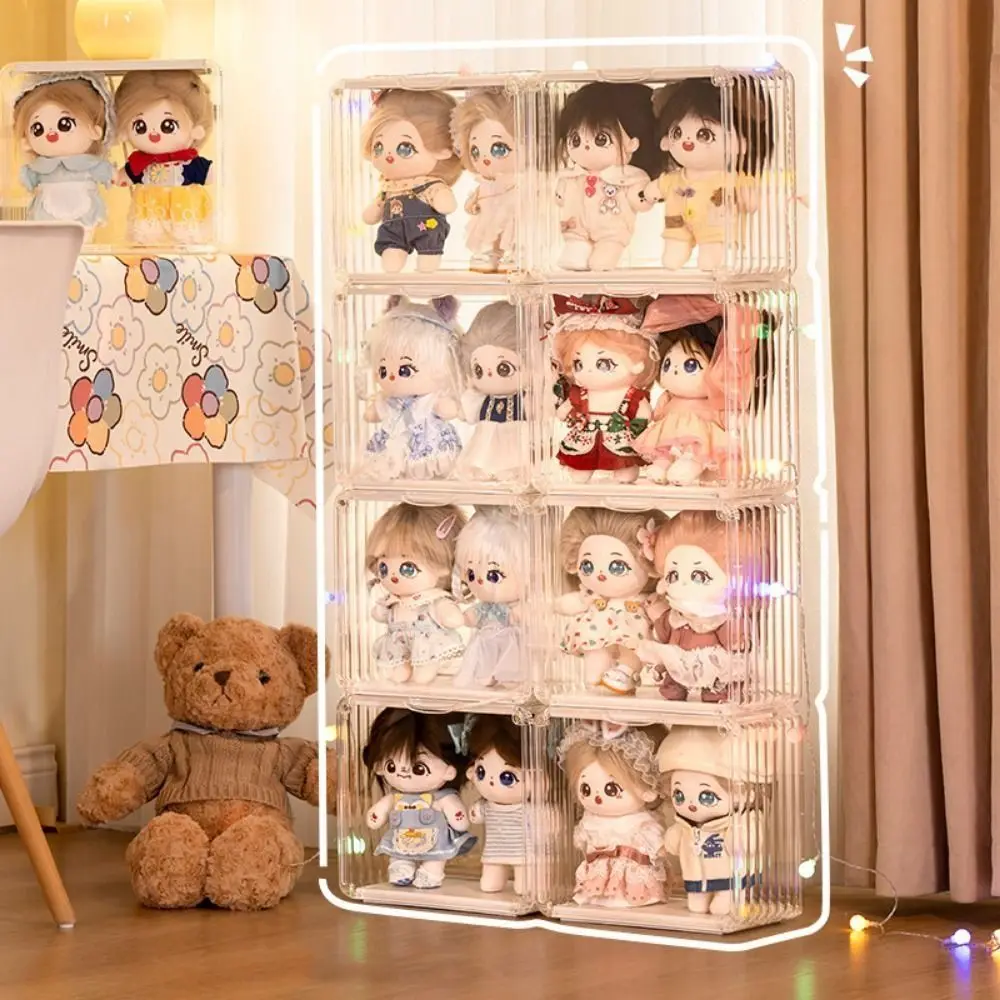 Transparent 20cm Cotton Doll Storage Box Large Capacity Removable Plush Doll Display Stand Waterproof Dustproof
Transparent 20cm Cotton Doll Storage Box Large Capacity Removable Plush Doll Display Stand Waterproof Dustproof