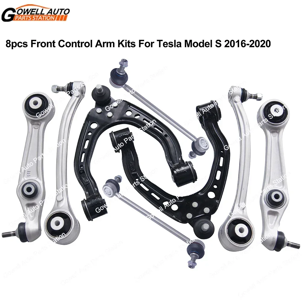 8pcs Front Suspension Wishbone Upper Lower Control Arm Kits for Tesla Model S 2012-2023 1043965-00-A 1027351-00-C 1041570-00-B
8pcs Front Suspension Wishbone Upper Lower Control Arm Kits for Tesla Model S 2012-2023 1043965-00-A 1027351-00-C 1041570-00-B
