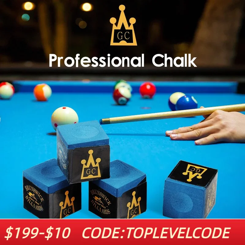 BRUNSWICK Billiard Chalk with Blue chalk 12 pcs carom pool snooker cue chalk for Professional Billiard Accessories
BRUNSWICK Billiard Chalk with Blue chalk 12 pcs carom pool snooker cue chalk for Professional Billiard Accessories