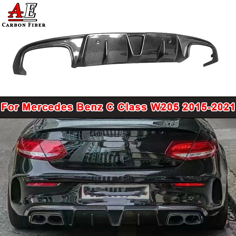 For Mercedes Benz C Class W205 C43 C63 C260 300 15-21 Two doors Carbon Fiber Rear Bumper Diffuser Lip Splitter Spoiler Body Kit
For Mercedes Benz C Class W205 C43 C63 C260 300 15-21 Two doors Carbon Fiber Rear Bumper Diffuser Lip Splitter Spoiler Body Kit