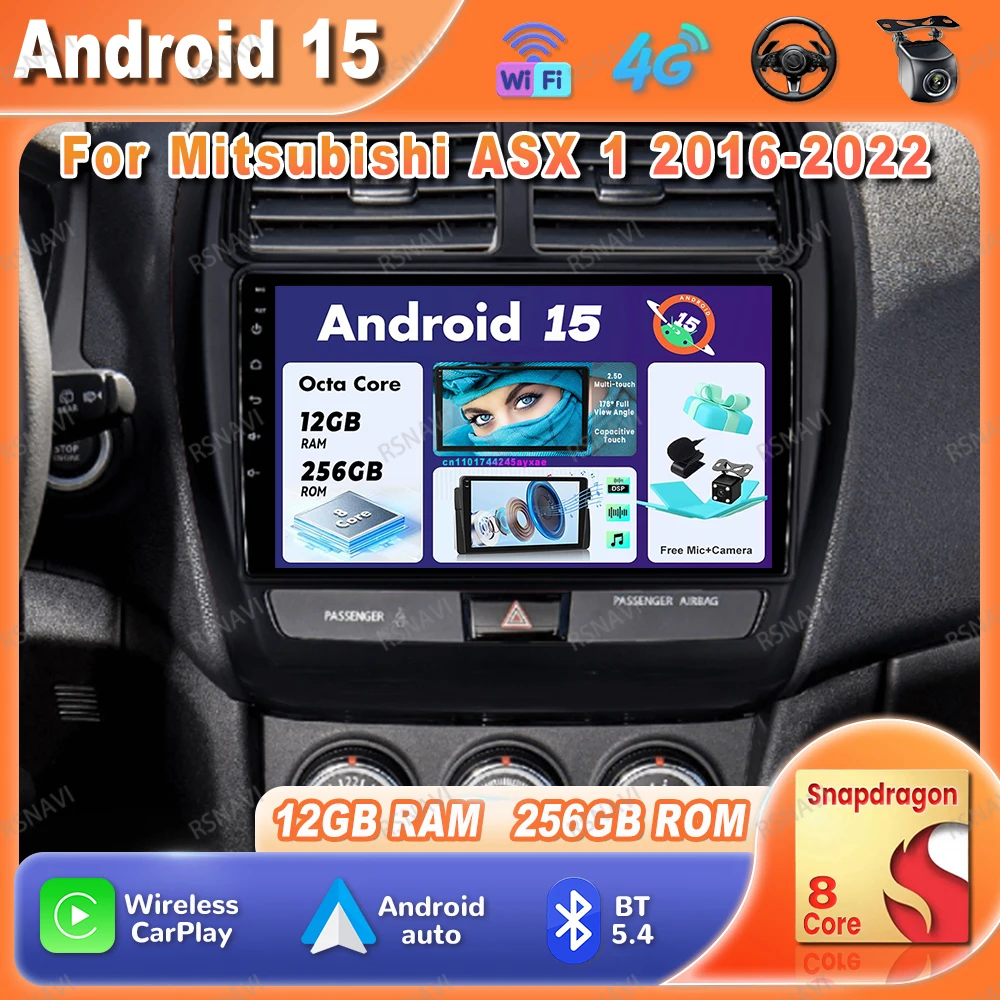 Car Radio Android 15 For Mitsubishi ASX 1 2016-2022 BT 5G WIFI Navigation IPS Multimedia Qualcomm DVD 8 Core Systems 4G LTE QLED
Car Radio Android 15 For Mitsubishi ASX 1 2016-2022 BT 5G WIFI Navigation IPS Multimedia Qualcomm DVD 8 Core Systems 4G LTE QLED