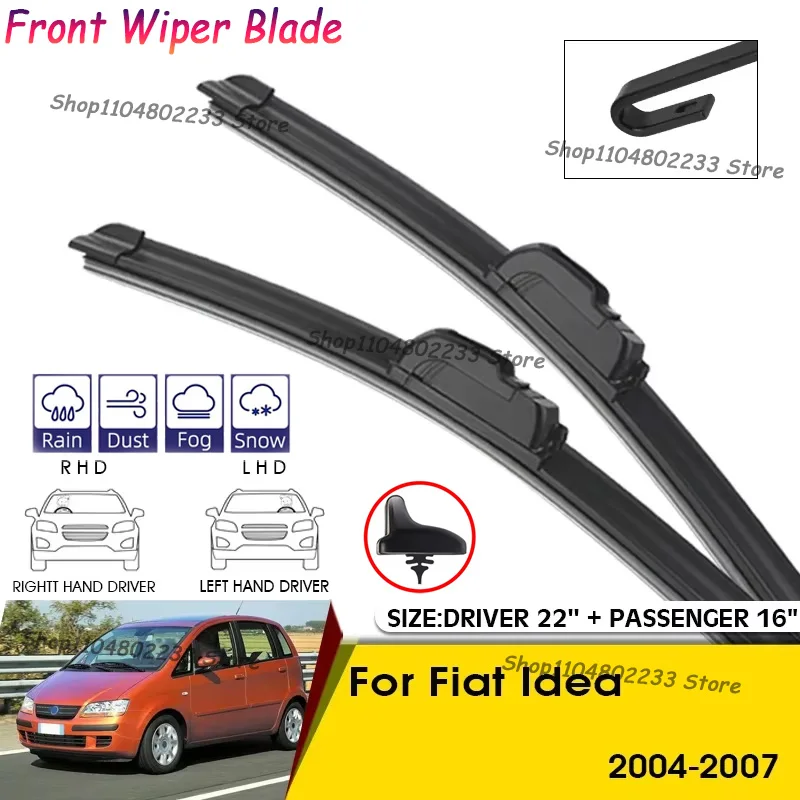 Front Car Windshield Wiper Cleaning Blades For Fiat Idea 2004-2007 Windshield Windscreen Front Window Blades
Front Car Windshield Wiper Cleaning Blades For Fiat Idea 2004-2007 Windshield Windscreen Front Window Blades