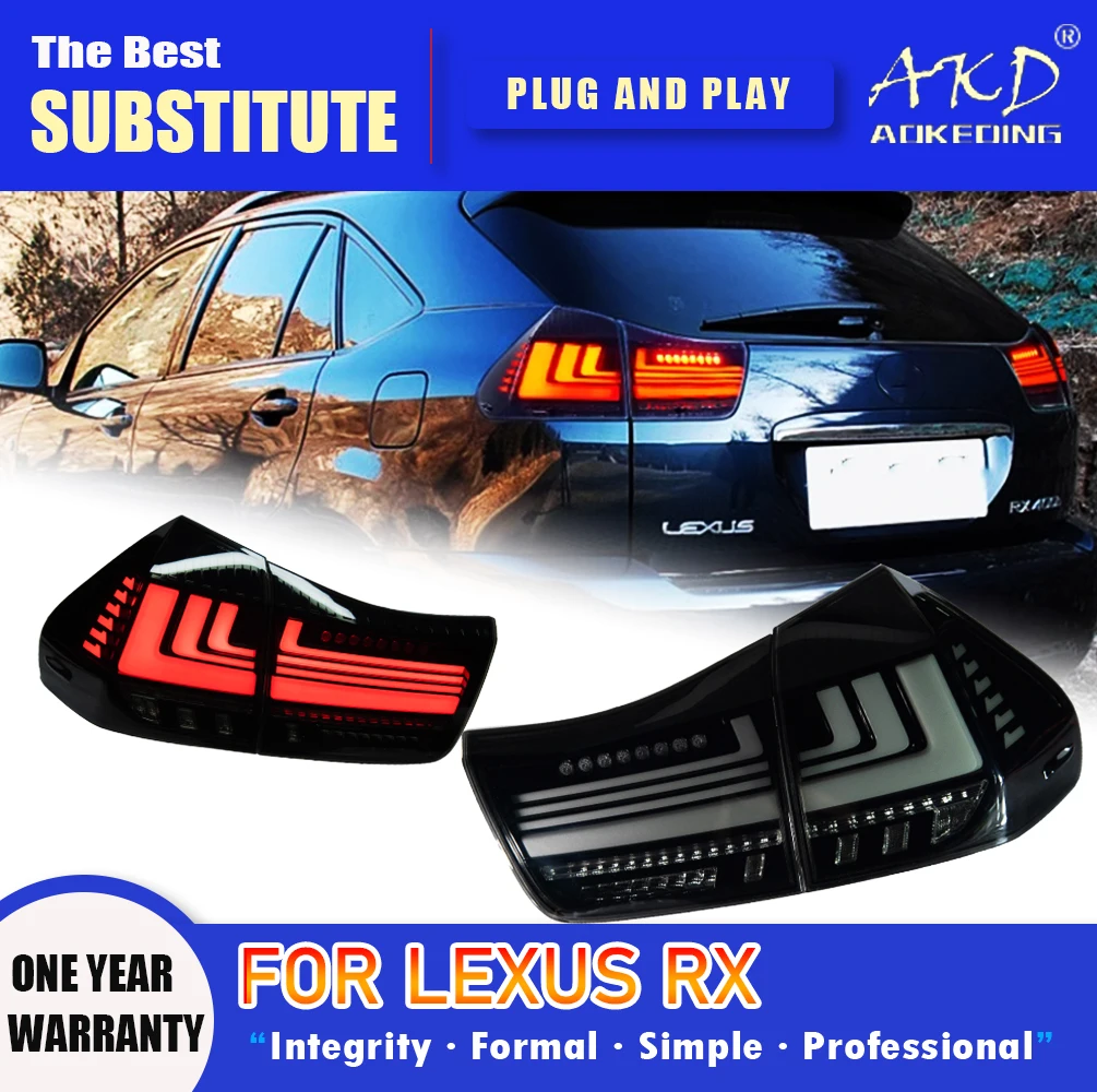 AKD Tail Lamp for Lexus RX RX350 LED Tail Light 2003-2008 RX330 RX300 Rear Fog Brake Turn Signal Automotive Accessories
AKD Tail Lamp for Lexus RX RX350 LED Tail Light 2003-2008 RX330 RX300 Rear Fog Brake Turn Signal Automotive Accessories