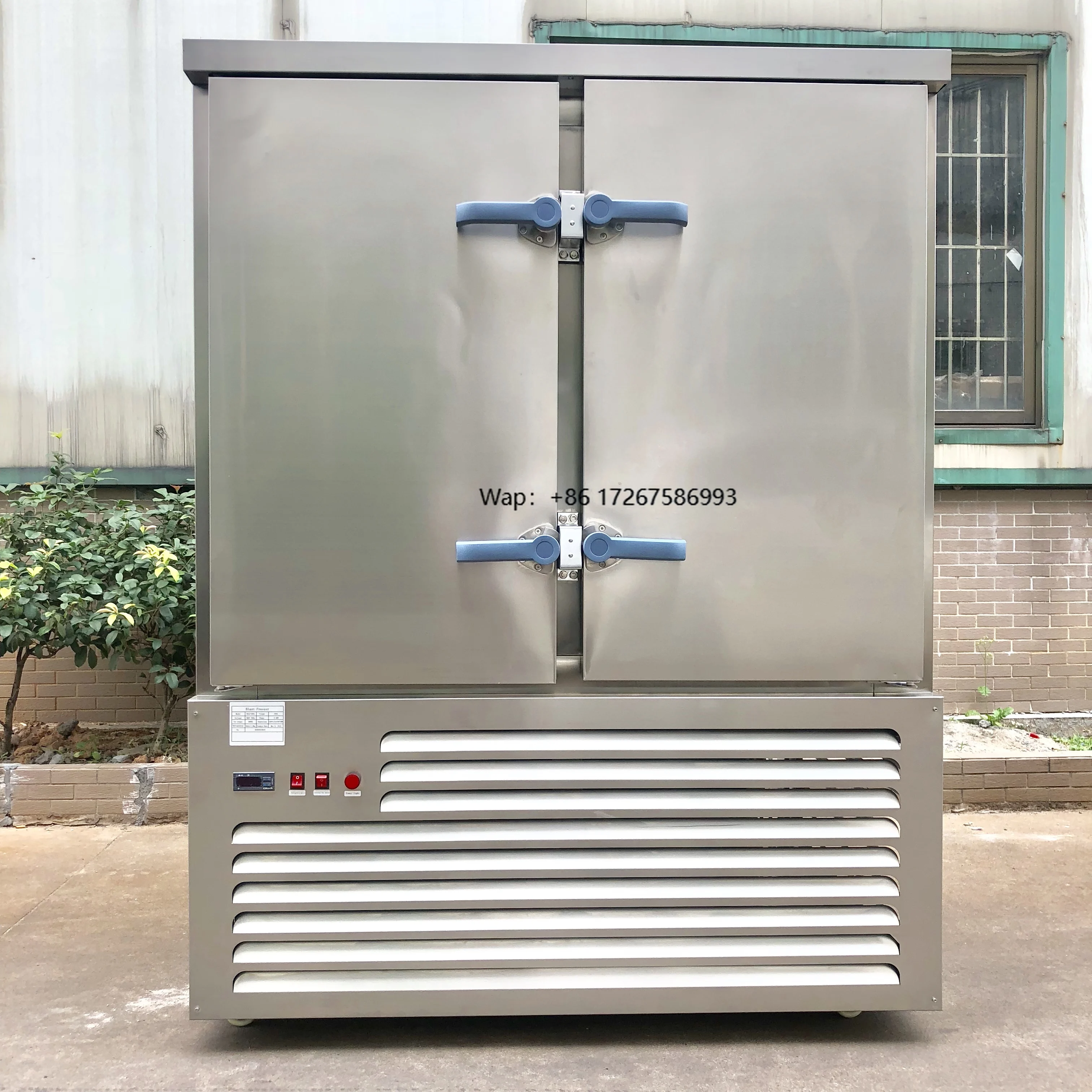 Commercial Industrial Mobile Moveable Cabinet Type Blast Fish Seafood Contact air Blast Plate Chiller Freezer Container
Commercial Industrial Mobile Moveable Cabinet Type Blast Fish Seafood Contact air Blast Plate Chiller Freezer Container
