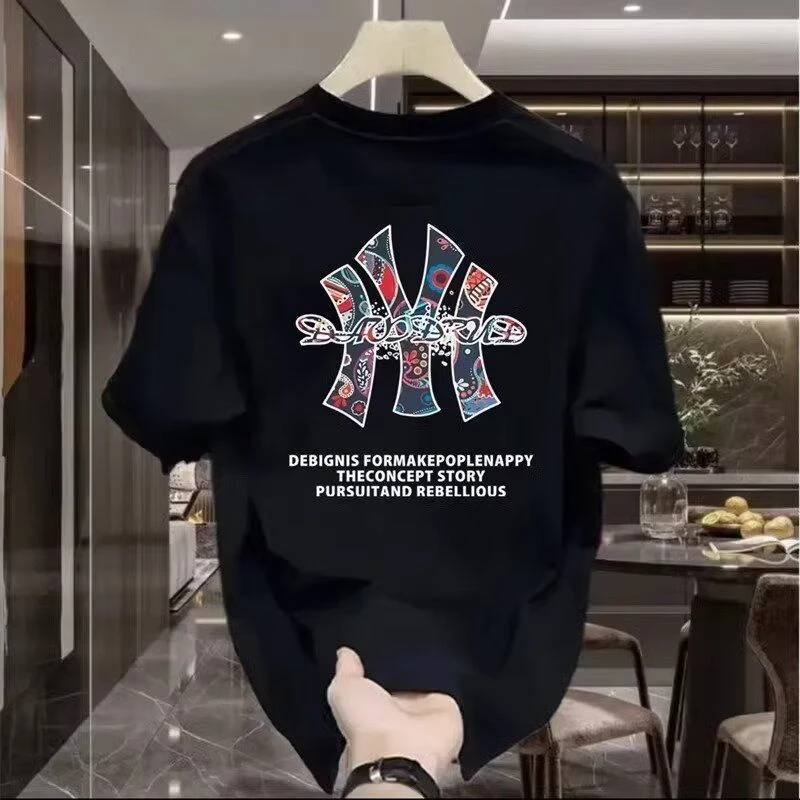 Футболка Мужская/Женская хлопковая оверсайз, брендовая винтажная тенниска с принтом, летняя майка для мальчиков и девочек 
Футболка Мужская/Женская хлопковая оверсайз, брендовая винтажная тенниска с принтом, летняя майка для мальчиков и девочек