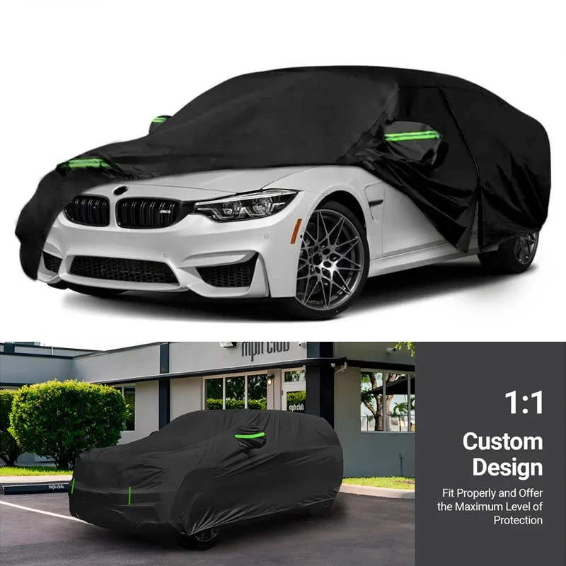 210T Outdoor Waterproof Full Car Cover Customized For BMW 3 Series 2007-2025 With Zipper Windproof Heavy Duty Rain And Snowproof
210T Outdoor Waterproof Full Car Cover Customized For BMW 3 Series 2007-2025 With Zipper Windproof Heavy Duty Rain And Snowproof