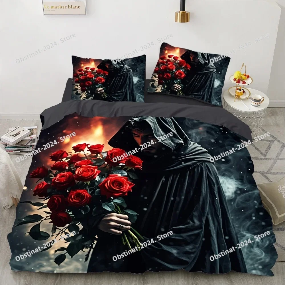 Christmas Duvet Cover Pillowcase Digital Printing Comforter Set Soft Comfortable Breathable Bedding Set Christmas supplies
Christmas Duvet Cover Pillowcase Digital Printing Comforter Set Soft Comfortable Breathable Bedding Set Christmas supplies