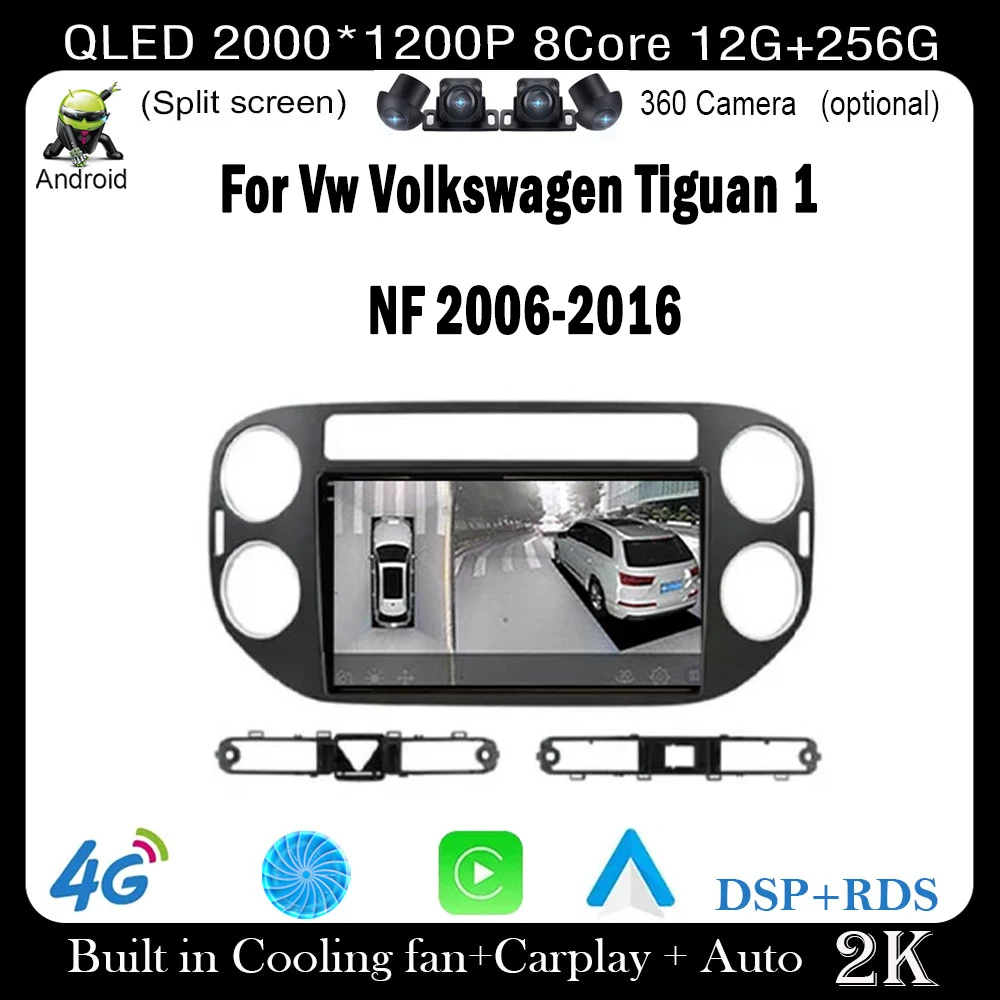 9 дюймов для Vw Volkswagen Tiguan 1 NF 2006-2016 автомобильный Carplay видеоплеер GPS-навигация мультимедийный стерео сенсорный экран
9 дюймов для Vw Volkswagen Tiguan 1 NF 2006-2016 автомобильный Carplay видеоплеер GPS-навигация мультимедийный стерео сенсорный экран