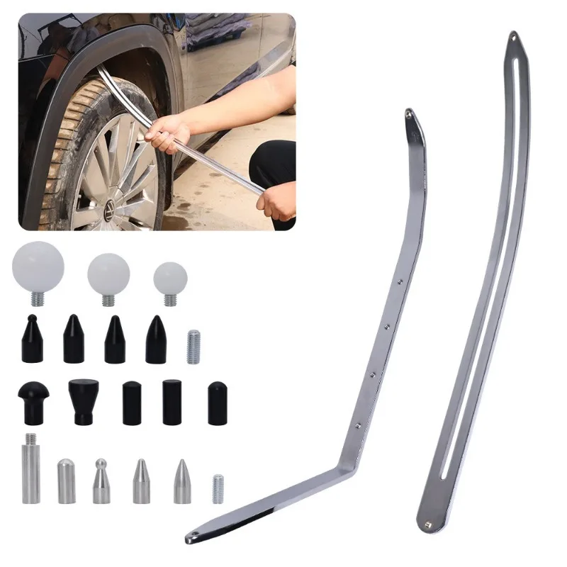 Automotive Sheet Metal Dent Repair Tool Adjustable Sliding Rod Kit Alloy Concave Repair Tool Set For Car SUV Truck Pickup
Automotive Sheet Metal Dent Repair Tool Adjustable Sliding Rod Kit Alloy Concave Repair Tool Set For Car SUV Truck Pickup