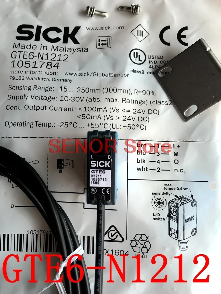 Brand new original photoelectric switch GTE6-N1211, GTE6-N1212
Brand new original photoelectric switch GTE6-N1211, GTE6-N1212