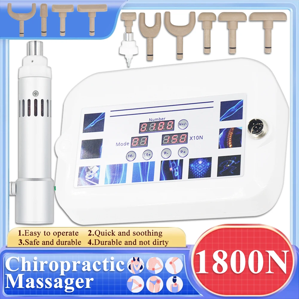 Chiropractic Adjusting Tools For Health Care Spine Correction Gun 10 Heads 1800N Adjustable Intensity Therapy Spinal Massager
Chiropractic Adjusting Tools For Health Care Spine Correction Gun 10 Heads 1800N Adjustable Intensity Therapy Spinal Massager