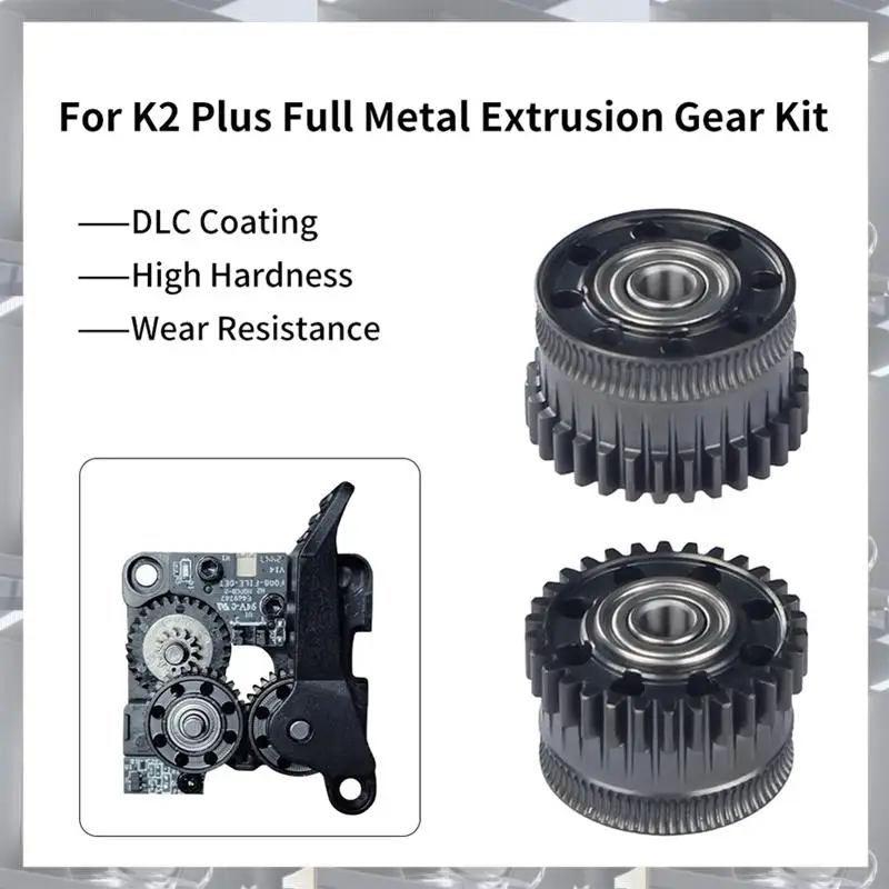 Hot Selling-For Creality K2 Plus Upgraded Extruder Gear Kit Mold Steel Nickel DLC Coated Heat Resistant Material For K2 Plus,For
Hot Selling-For Creality K2 Plus Upgraded Extruder Gear Kit Mold Steel Nickel DLC Coated Heat Resistant Material For K2 Plus,For