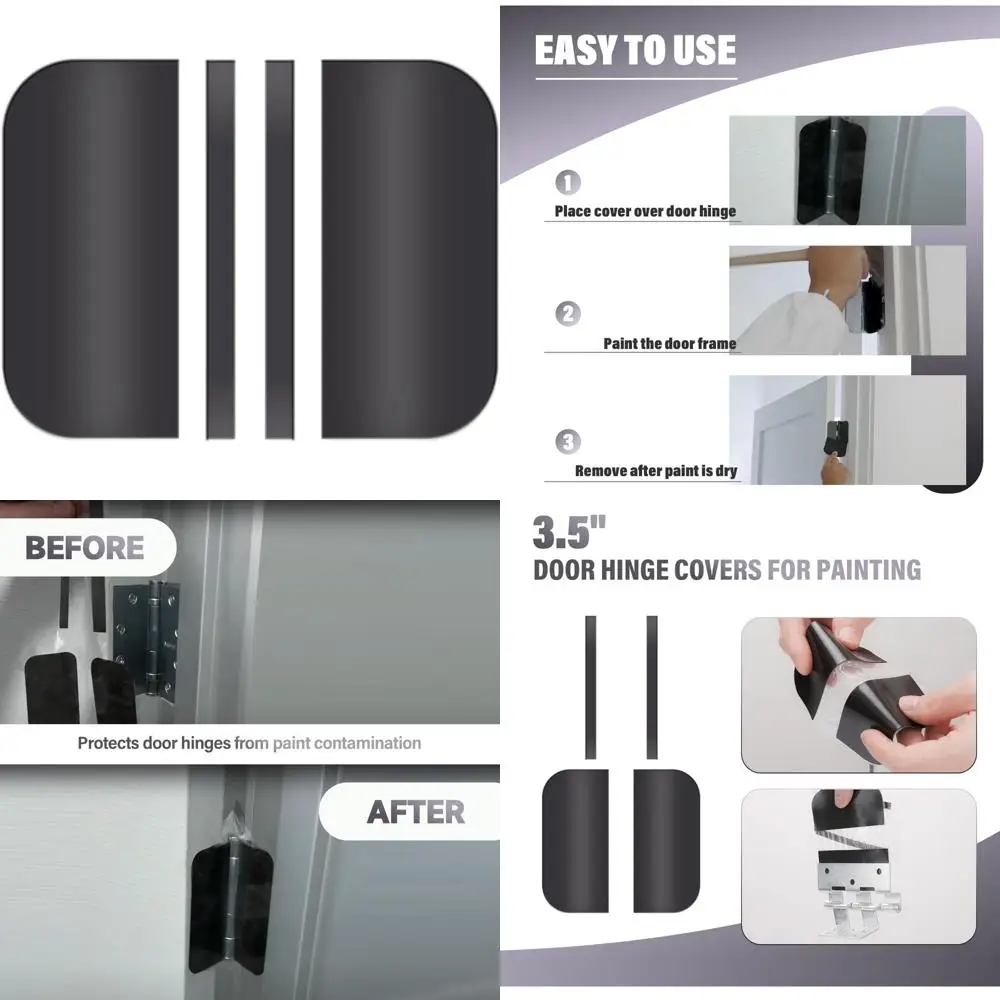 Магнитные чехлы для дверных петель — упаковка из 60 штук для покраски, гибкие защитные петель, идеально подходят для стандартных жилых дверей
Магнитные чехлы для дверных петель — упаковка из 60 штук для покраски, гибкие защитные петель, идеально подходят для стандартных жилых дверей
