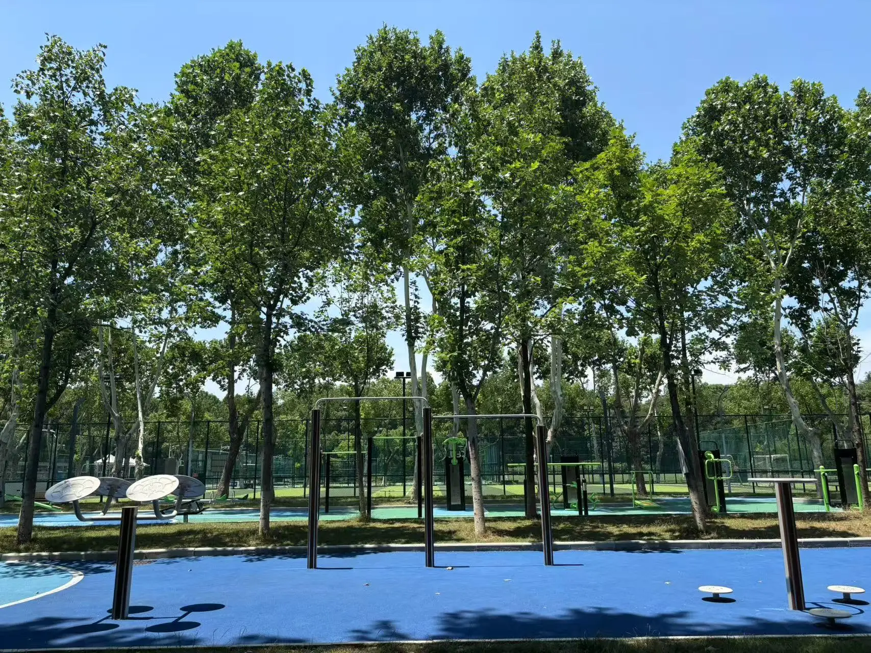 Steel Parallel Bars - High-Quality Outdoor Fitness Equipment for Upper Body Muscle Training
Steel Parallel Bars - High-Quality Outdoor Fitness Equipment for Upper Body Muscle Training