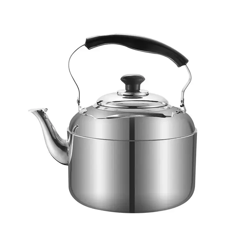 Stainless Steel Kettle Kettle Thick Sound Large Capacity Induction Cooker Gas Stove Gas 4L5L6L7L Camping Kitchen
Stainless Steel Kettle Kettle Thick Sound Large Capacity Induction Cooker Gas Stove Gas 4L5L6L7L Camping Kitchen
