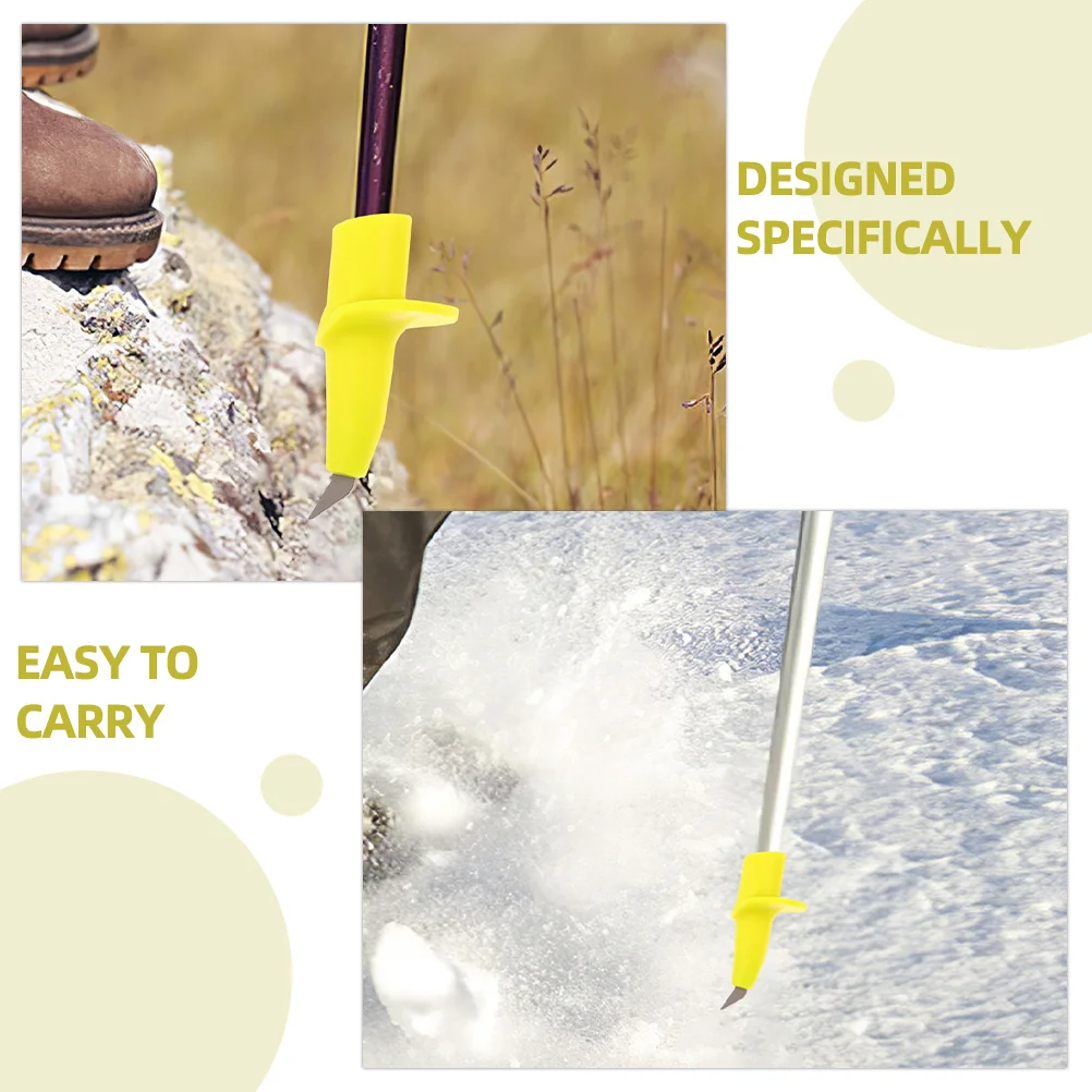 4Pcs Tungsten Steel Trekking Pole Tips Durable Non-Slip Hiking Stick Feet Covers for Walking Pole Crutch Tip Protector
4Pcs Tungsten Steel Trekking Pole Tips Durable Non-Slip Hiking Stick Feet Covers for Walking Pole Crutch Tip Protector