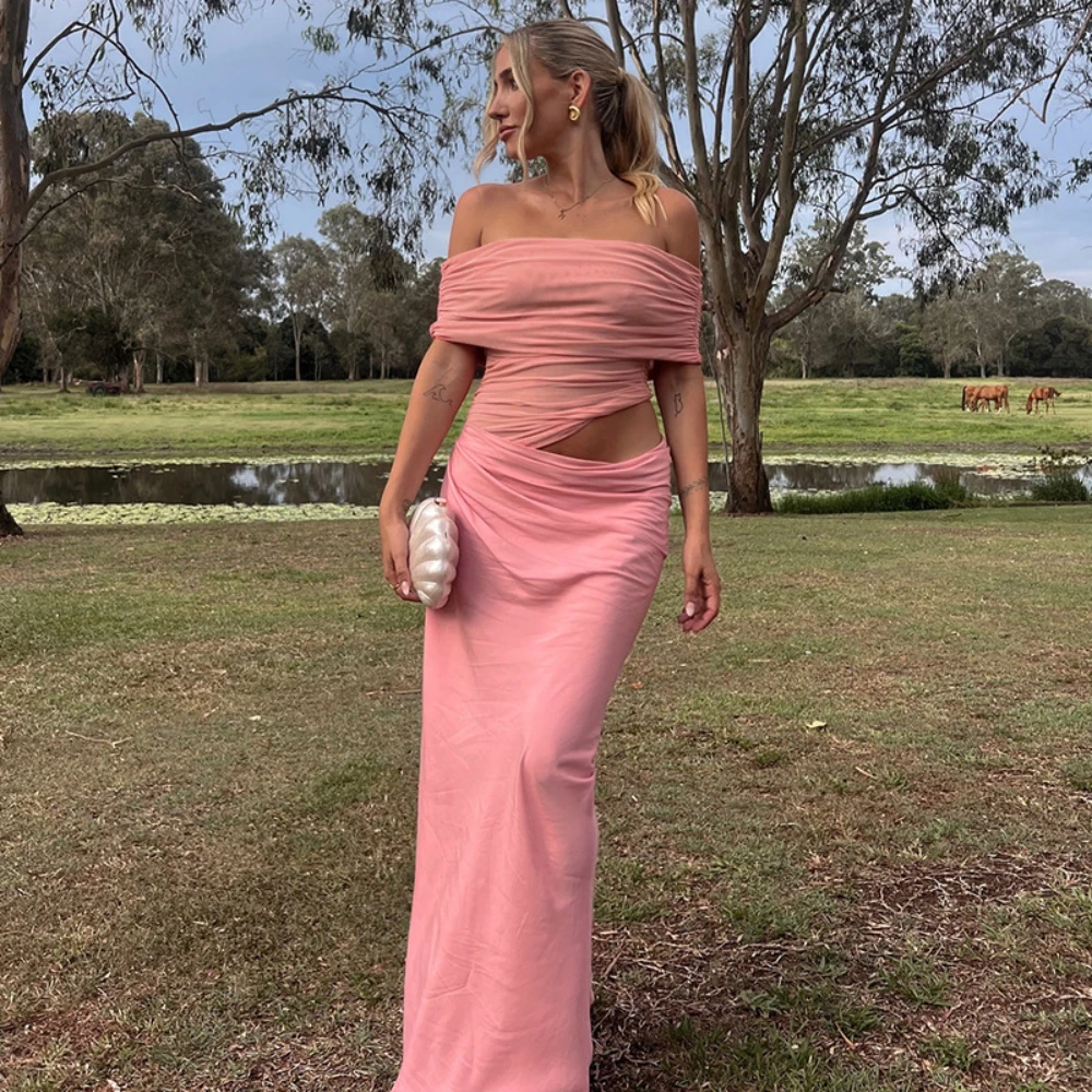 Women Backless Sleeveless Maxi Dresses Robes Fashion Female Evening Party Club Gowns Silk Textured Neck Hanging Dress
Women Backless Sleeveless Maxi Dresses Robes Fashion Female Evening Party Club Gowns Silk Textured Neck Hanging Dress
