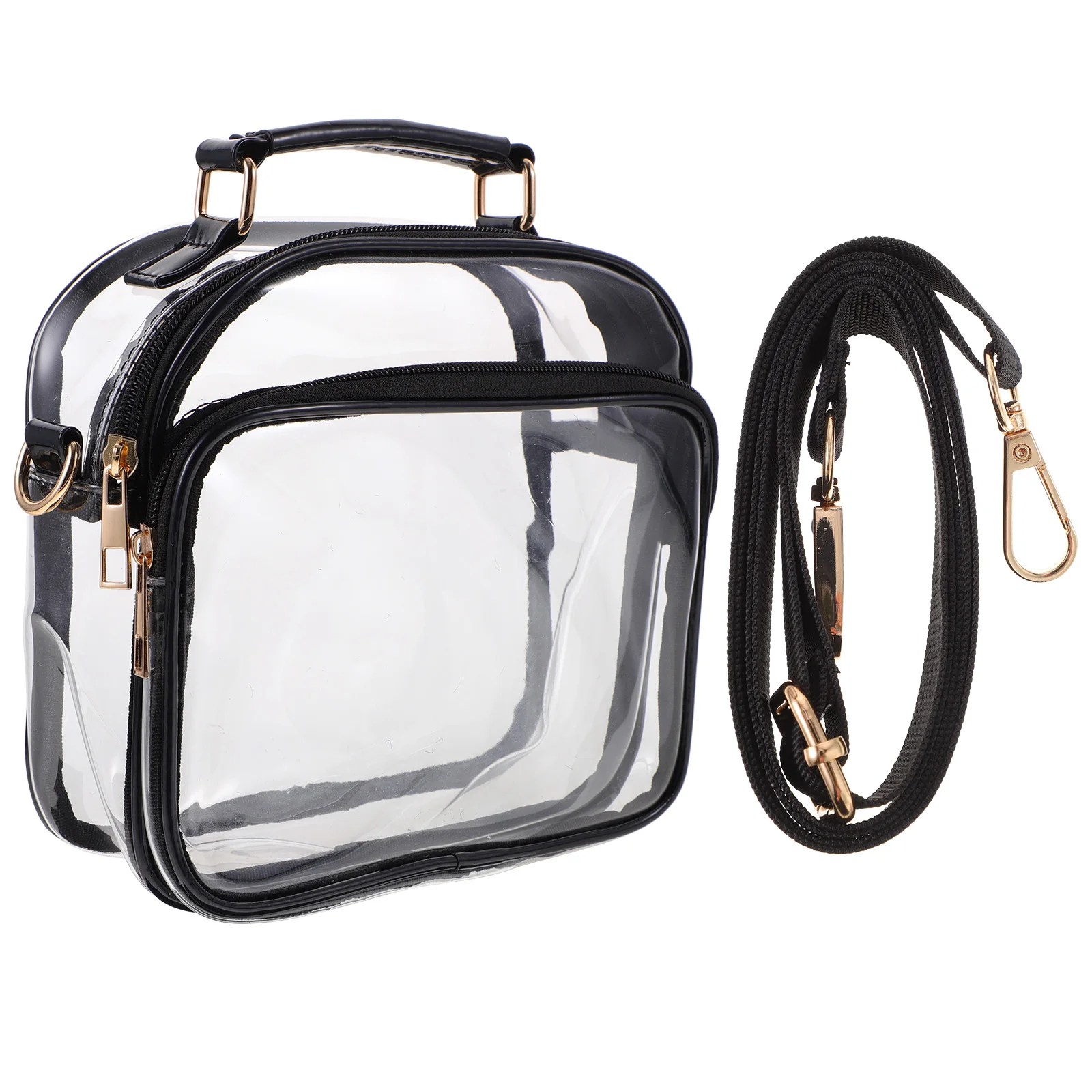 Transparent PVC Shoulder Bag Clear Purse Women Fashion Crossbody Handbag Storage Daily Necessities Plastic Nylon Portable Design
Transparent PVC Shoulder Bag Clear Purse Women Fashion Crossbody Handbag Storage Daily Necessities Plastic Nylon Portable Design
