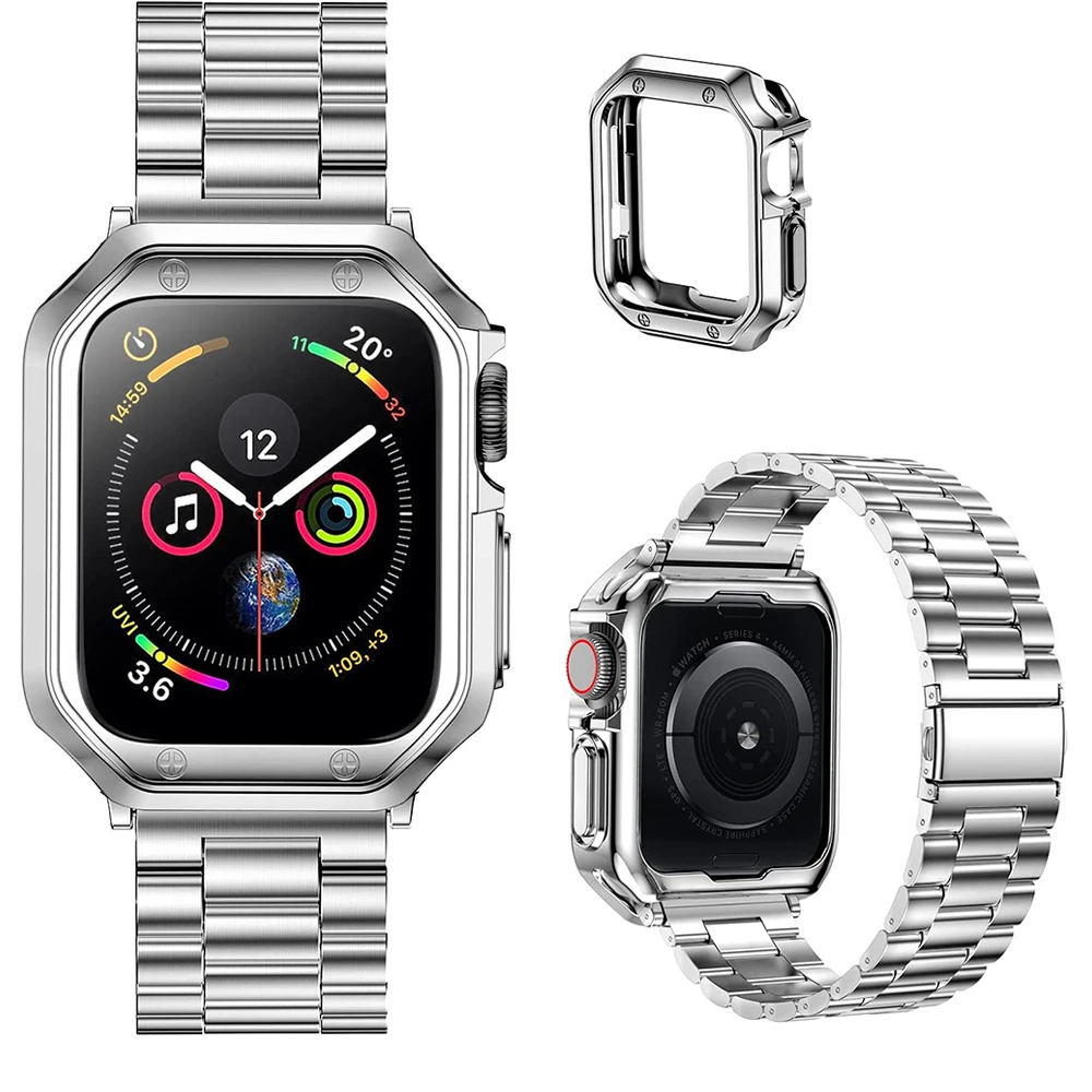 For new Apple Watch Ultra 49MM 9/8/S7/6/5 Band strap TPU case 41/45MM/40/44MM Stainless Steel Replacement iWatch Series S4/3/2/1
For new Apple Watch Ultra 49MM 9/8/S7/6/5 Band strap TPU case 41/45MM/40/44MM Stainless Steel Replacement iWatch Series S4/3/2/1