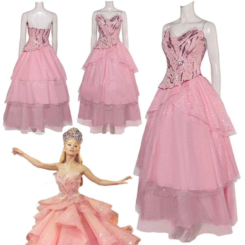 Cosplay Glinda Disguise Cos Fantasy Clothing 2024 Movie Wiked Women Pink Skirt Female Fantasia Halloween Party Dress Outfits
Cosplay Glinda Disguise Cos Fantasy Clothing 2024 Movie Wiked Women Pink Skirt Female Fantasia Halloween Party Dress Outfits