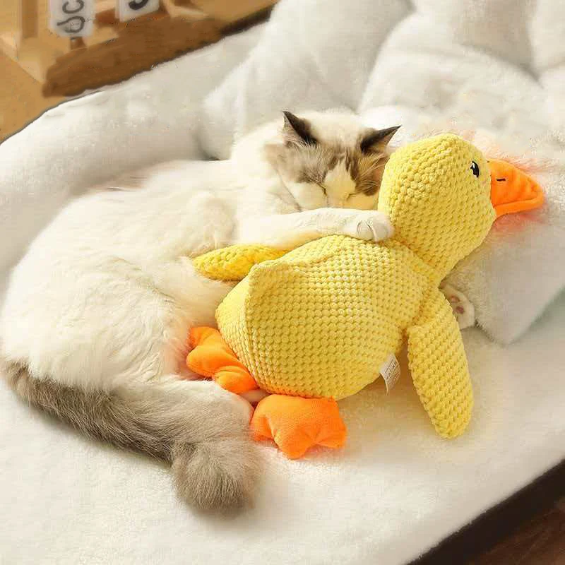 Squeaky Dog Chew Toy Plush Yellow Duck Durable Bite-Resistant Pet Toy for Dogs Relieve Boredom Interactive Puppy Chew Toy
Squeaky Dog Chew Toy Plush Yellow Duck Durable Bite-Resistant Pet Toy for Dogs Relieve Boredom Interactive Puppy Chew Toy