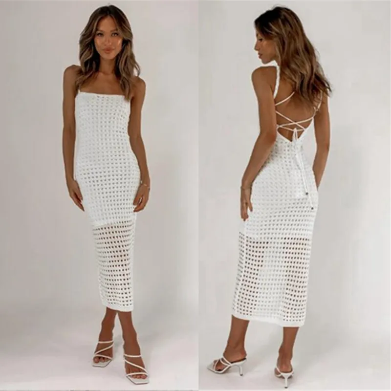 Sexy Lace Up Women’s Bathing Suit Crochet Bikini Cover Up Swimsuit Knitting Swimwear Bandage Bodycon Long Beach Dress Tunic Robe
Sexy Lace Up Women’s Bathing Suit Crochet Bikini Cover Up Swimsuit Knitting Swimwear Bandage Bodycon Long Beach Dress Tunic Robe