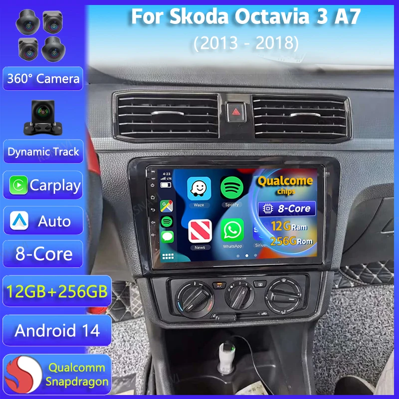 Android 14 Carplay Авто Авто Радио Мультимедиа Для VW Skoda Octavia 3 A7 2013-2018 Навигация Видео DVD Стерео 2 Din WIFI + 4G BT
Android 14 Carplay Авто Авто Радио Мультимедиа Для VW Skoda Octavia 3 A7 2013-2018 Навигация Видео DVD Стерео 2 Din WIFI + 4G BT
