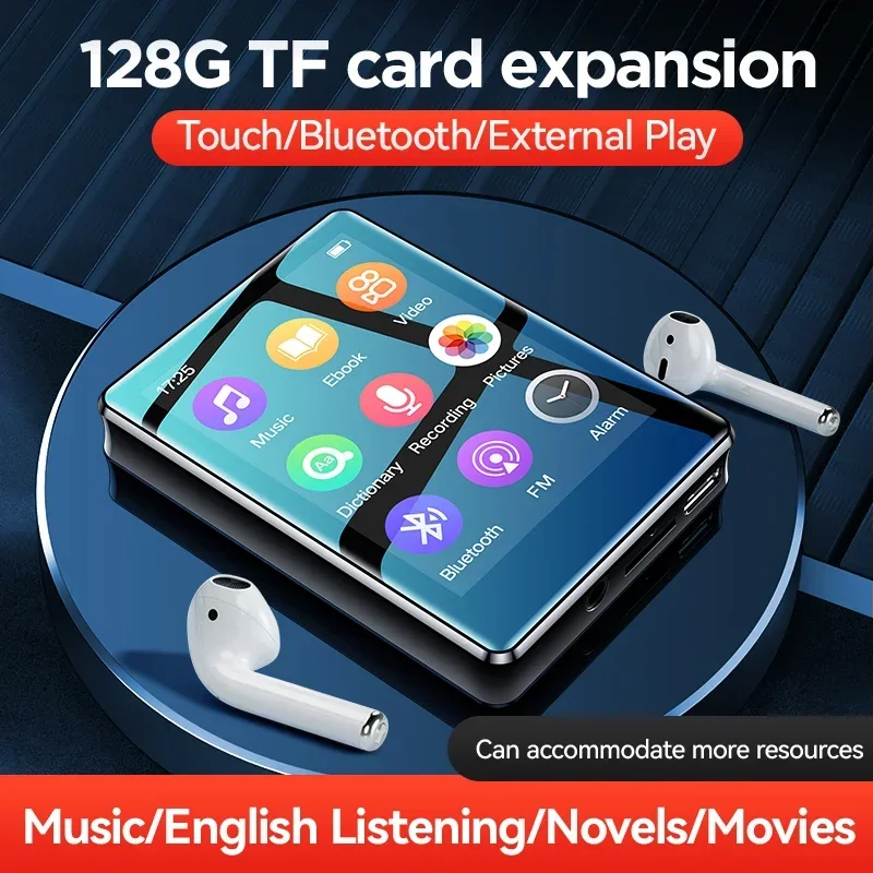 2.4 Inch Full Screen MP3 Player Mini Ultra-Thin Bluetooth Portable HIFI Music Player MP4 Video Playback FM Recorder For Walkman
2.4 Inch Full Screen MP3 Player Mini Ultra-Thin Bluetooth Portable HIFI Music Player MP4 Video Playback FM Recorder For Walkman