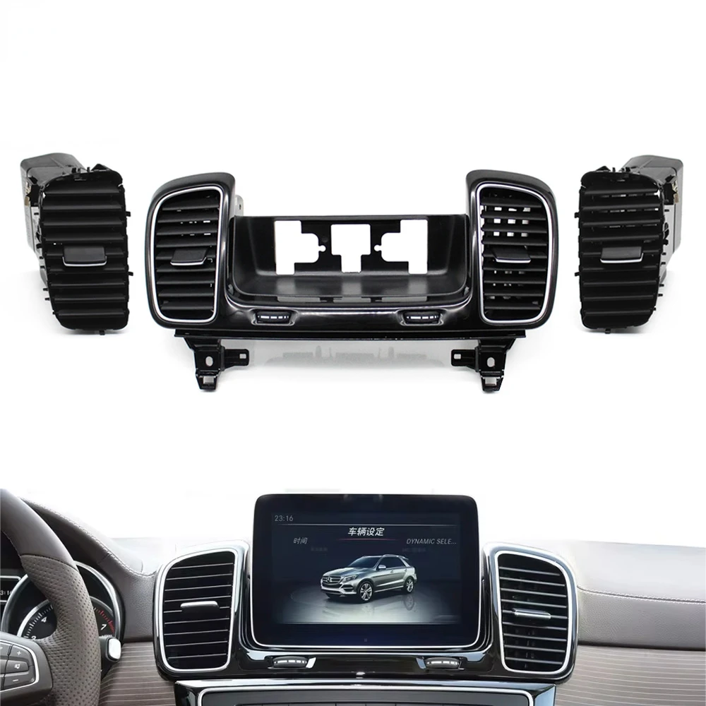 Dashboard Central Conditioner Air Vent Grille Complete Assembly For Mercedes Benz GLE GLS Class W166 W292 2015-2019 A166830600
Dashboard Central Conditioner Air Vent Grille Complete Assembly For Mercedes Benz GLE GLS Class W166 W292 2015-2019 A166830600