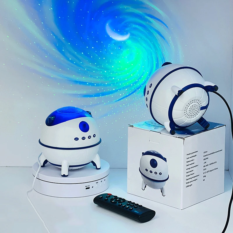 Космическая капсула с Bluetooth, белый шум, дистанционное управление, романтическое звездное небо, Проекционные ночные лампы
Космическая капсула с Bluetooth, белый шум, дистанционное управление, романтическое звездное небо, Проекционные ночные лампы