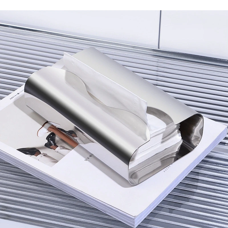 Minimalism Curved Silver Stainless Steel Tissue Box Hollow-out Paper Towel Coffee Table Desktop Boxes Modern Decor
Minimalism Curved Silver Stainless Steel Tissue Box Hollow-out Paper Towel Coffee Table Desktop Boxes Modern Decor