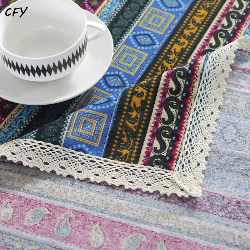 Cotton LinenBohemian Striped Ethnic Rectangular Table Cloth Kitchen Table Map Towel Tablecloth Christmas Decoration
Cotton LinenBohemian Striped Ethnic Rectangular Table Cloth Kitchen Table Map Towel Tablecloth Christmas Decoration