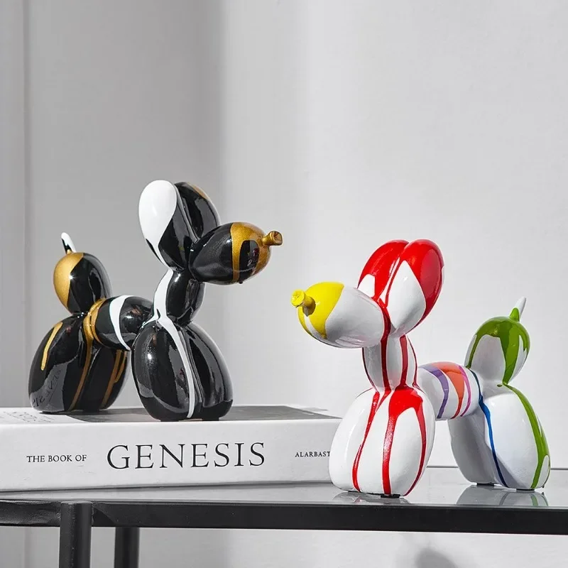 DIY Fluid Pigment Ballon Dog Statues Figure Resin Graffiti Vinyl Painting Bearbrick Figurines Collection House Decorations Gift
DIY Fluid Pigment Ballon Dog Statues Figure Resin Graffiti Vinyl Painting Bearbrick Figurines Collection House Decorations Gift
