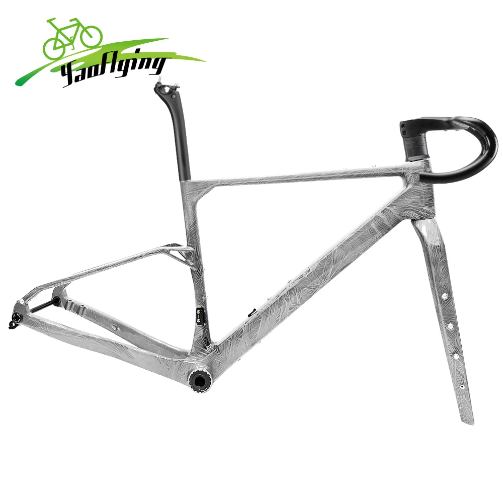 2026 New Airwolf 700*50C Gravel Carbon Bike Frame T47 Cyclecross Carbon Bicycle Frame With Handlebar Carbon Frame With Storage
2026 New Airwolf 700*50C Gravel Carbon Bike Frame T47 Cyclecross Carbon Bicycle Frame With Handlebar Carbon Frame With Storage