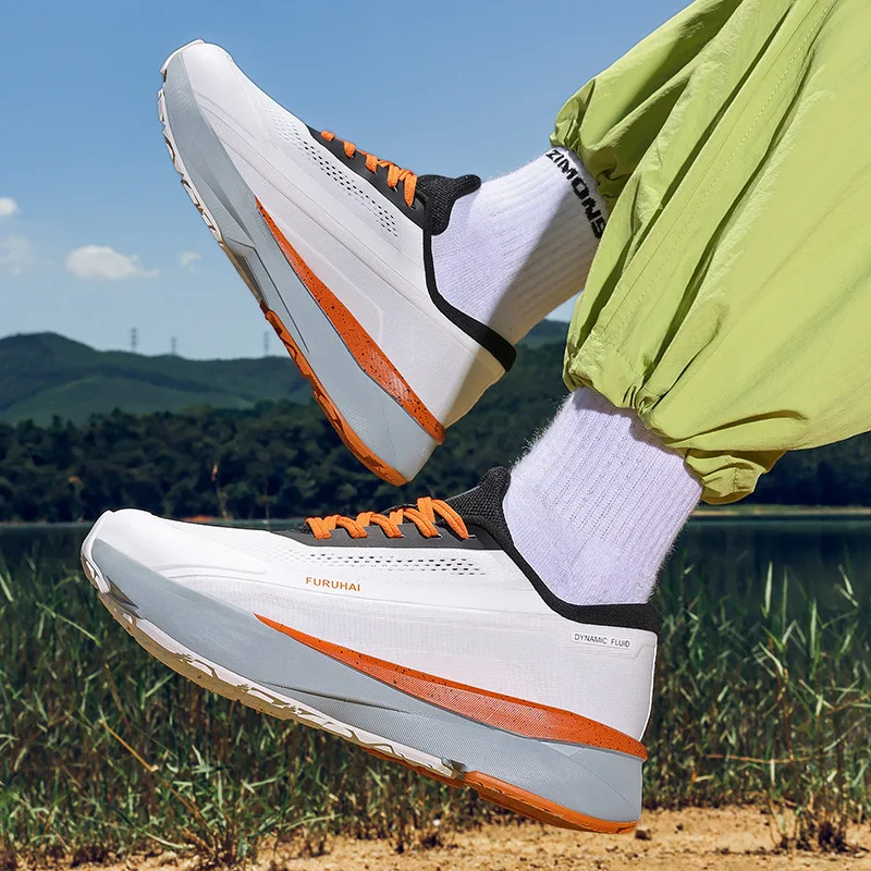 Breathable Mesh Couple Sneakers Soft Sole Lightweight Shock Absorption Rebound Outdoor Casual Running Athletic Shoes
Breathable Mesh Couple Sneakers Soft Sole Lightweight Shock Absorption Rebound Outdoor Casual Running Athletic Shoes