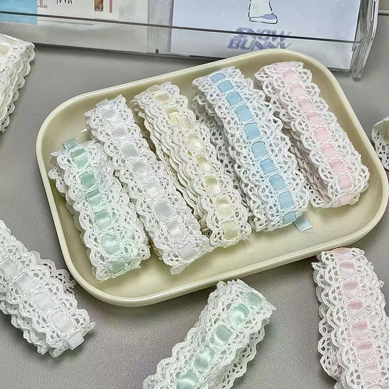 2/5Yards Lolita Lace Ribbon Cotton Thread Household Dress Baby Cloth Sewing Embroidery Decorative For DIY Crafts Accessories
2/5Yards Lolita Lace Ribbon Cotton Thread Household Dress Baby Cloth Sewing Embroidery Decorative For DIY Crafts Accessories