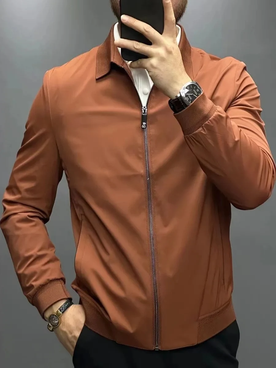 Модный повседневный мужской топ с тонким воротником, классический цвет, весна-осень, новый универсальный удобный длинный топ све
Модный повседневный мужской топ с тонким воротником, классический цвет, весна-осень, новый универсальный удобный длинный топ све