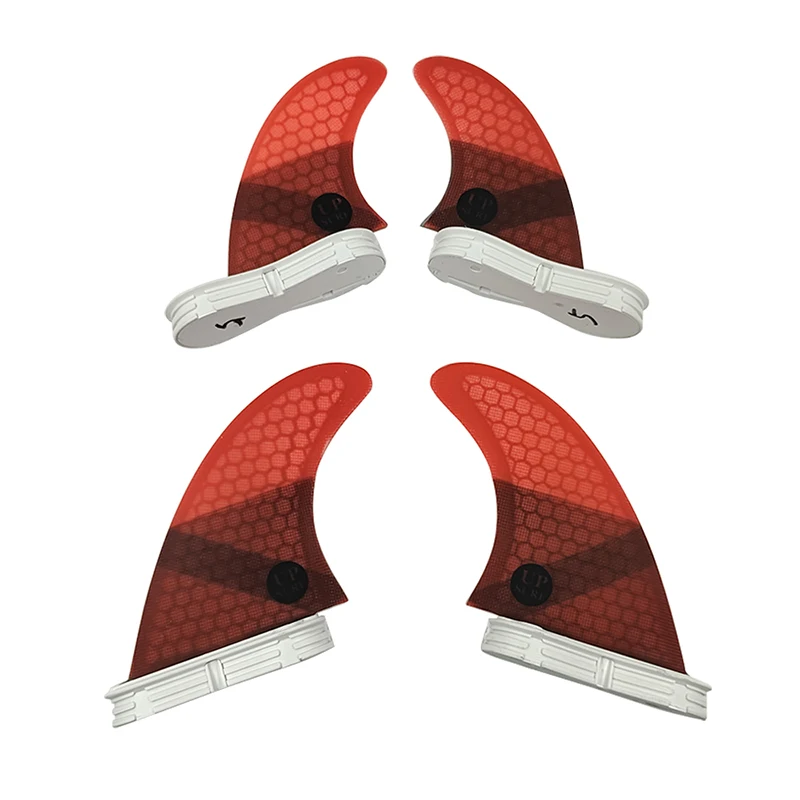 Surfing Fins Quad UPSURF FCS2 Surf Accessories G5+GL Double Tabs 2 Fiberglass Honeycomb Quad Fin Set Multicolor prancha de surf
Surfing Fins Quad UPSURF FCS2 Surf Accessories G5+GL Double Tabs 2 Fiberglass Honeycomb Quad Fin Set Multicolor prancha de surf