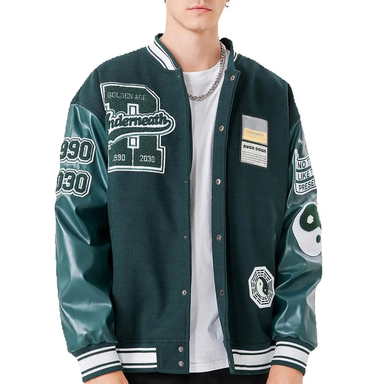 Men's Embroidered Varsity Jacket Retro Bomber Coats Spring Summer Chinese Tai Chi Embroidery Outwear Motorcycle new in jackets
Men's Embroidered Varsity Jacket Retro Bomber Coats Spring Summer Chinese Tai Chi Embroidery Outwear Motorcycle new in jackets